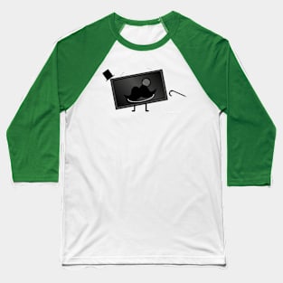 Fancy TV Baseball T-Shirt